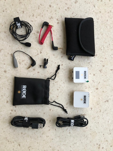 Rode Wireless Go + Microfone Lapela + Cabos Adaptadores