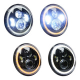 Foco Led Delantero H4 Auto Moto 75w /ojo De Ángel 12-24volt