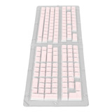 Teclado Pbt Keycaps, 129 Teclas, Color Pudín, Transparente,