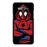 Funda Para Samsung Galaxy Spiderman Marvel Fondo Negro