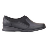 Zapatos Casual Confort Negros Piel Hannia 424 Gnv®