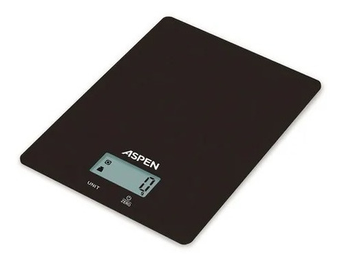 Balanza Digital De Cocina Aspen Bc200 Slim 3kg - 3000g O Ml Capacidad Máxima 3 Kg Color Negro