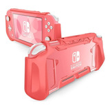 Estuche Para Nintendo Switch Lite Consola Versión 2019 Coral