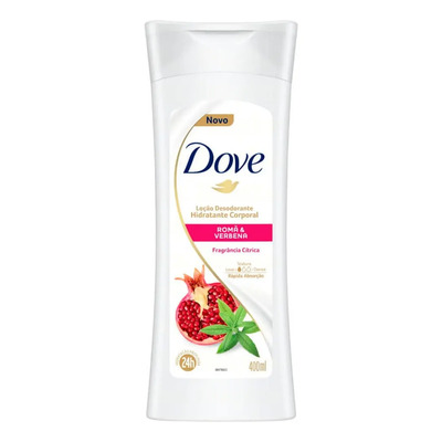 Loção Desodorante Hidratante Corporal Romã & Verbena Dove Frasco 400ml | MercadoLivre