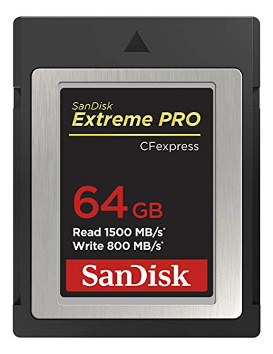 Tarjeta Sandisk 64gb Extreme Pro Cfexpress Tipo B -