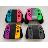 Set Controles Joy-con Para Nintendo Switch Neon Azul Y Rojo