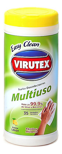 Toallitas Desinfectantes Virutex Multiuso 35un