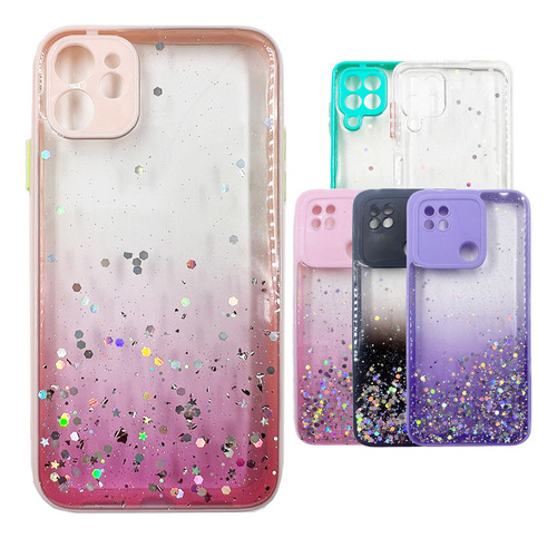 Capa Glitter Luxo Brilho Feminina Para Moto G54