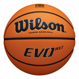 Wilson Baloncesto Evo Nxt Fiba, Mezcla De Cuero, Ideal Para. Color Marrón