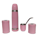 Set Matero 2 - Termo Rosa + Mate + B350 + Latas - Fdn Pp