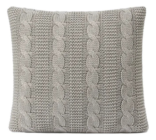 Capa De Almofada Tricot Sala Sofa Cama 50x50 Zíper Trico Ny