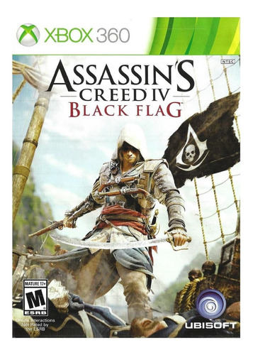 Assassin's Creed 4 Black Flag Xbox 360 Destravado Físico