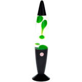 Lampara De Lava Cohete Color Verde, 41 Cm