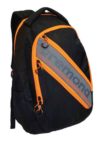 Mochila Portanotebook Gremond Deportiva Mujer Hombre Negro