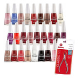 Risqué Kit 30 Esmaltes Diferentes+ Alicate Cuticula Mundial 