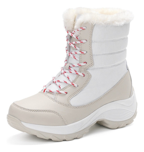 Zapatos De Algodón Para Mujer,botas De Nieve Impermeables