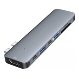 Hub Adaptador Usb-c Macbook Air Hdmi Cartao Sd Thunderbolt 3