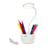 Velador Led Sica Recargable Portatil Usb Y Soporte Celular