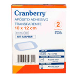 Apósito Adhesivo Transparente Cranberry 10x12 Pack De 25 Und