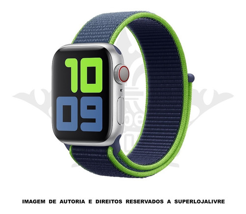 Pulseira Nylon Para Apple Watch 38mm 40mm 42mm 44mm