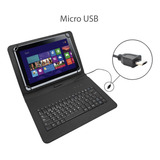 Funda Para Tablet 9 -10   Con Teclado Nsfute910