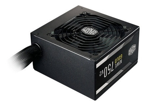 Fuente De Poder Cooler Master Mwe Gold 750 V2 750w 80 Plus Color Negro