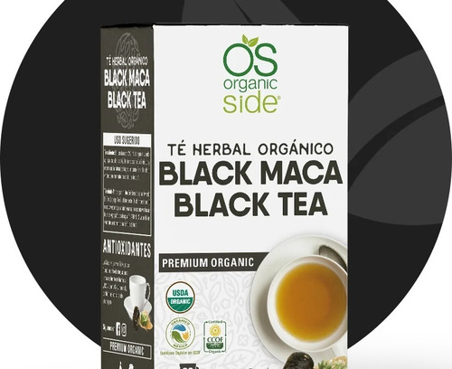 Organic Side Té Herbal Black Maca Té Negro