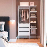 Guarda-roupa Modulado Closet 3 Gavetas Trevalla Db-001 Bco