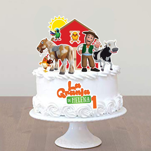 Cake Topper Pincho Granja De Zenon Percheron