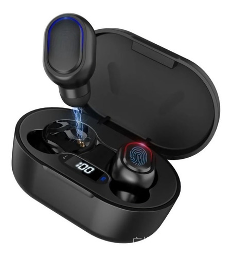 Audífonos Earbuds Bluetooth Manos Libres Negros Aut114