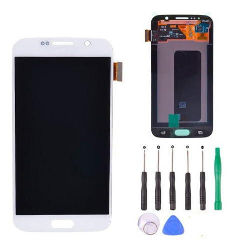 Pantalla Lcd Táctil Samsung S6 Original En Blanco