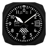 Reloj De Pared Estilo Instrumento Altímetro De Aviación Trin