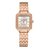 Reloj Stuhrling Original Crystal 27mm Classic Para Mujer