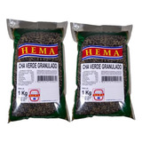 Chá Verde Granulado Importado - Hema 2 Kg