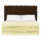 Muebles Cabecera Avery Chocolate Queen Size Cabezal Cama