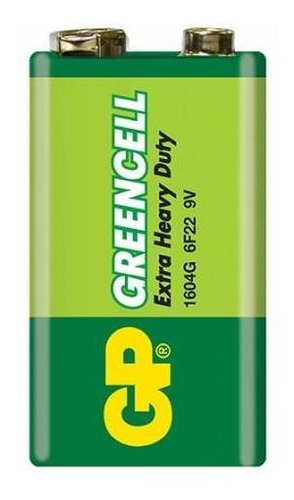 Pila Bateria Gp Greencell Carbon 9v