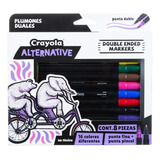 Plumones Crayola Nuevo Duales Alternative 8 Piezas