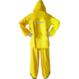 Traje De Lluvia Original Vicuña Con Banda Reflectiva Pvc