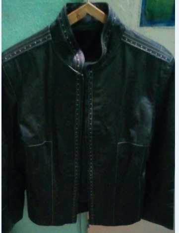 Campera De  Cuero  Unisex