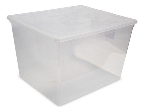 Caja Organizadora 30 Litros Tapa Transparente