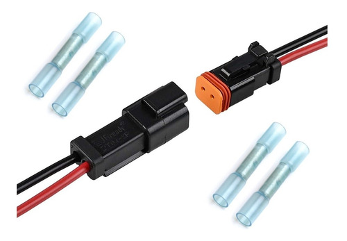 Set Conector Deutsch Dt 2 Pines Completo Ip-67