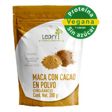 Maca Con Cacao Orgánico Leafy En Polvo 200g Superfood