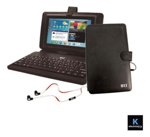 Kit Tablet 9 Pulgada Estuche Con Teclado Usb Y Audífono / K