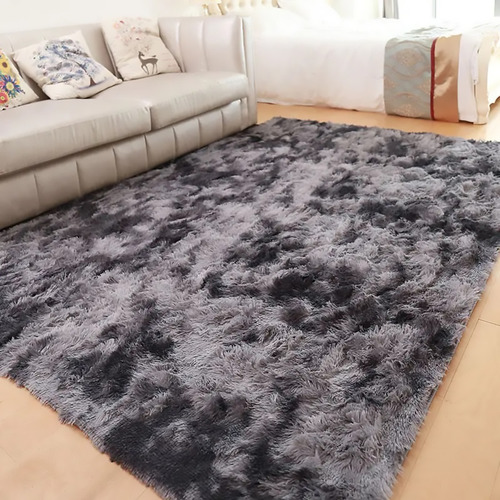 Tapete Sala Quarto Costa Oro Super Peludo 140 X 100 Shaggy