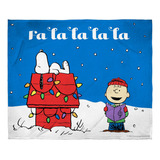 Manta Sherpa Ultrasuave Peanuts Charlie Brown Y Snoopy