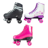 Patins Roller Infantil Adulto Feminino Quad 4 Rodas - Oferta