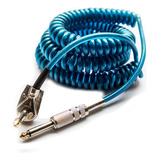 Cable Espiral Para Guitarra Tipo Resorte Teléfono Plug L