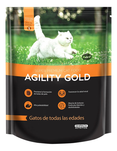 Alimento Para Gato -agility Gold 7 Kg