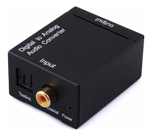 Conversor Audio Digital Fibra Optica Coaxial P/ Rca Analogco