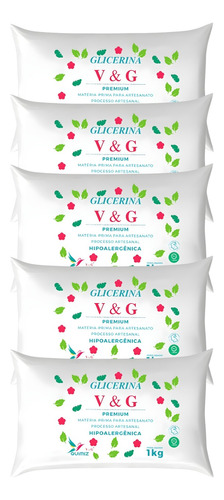 Sabonete Branco Transparente E Branca V&g: 5kg Vegano 